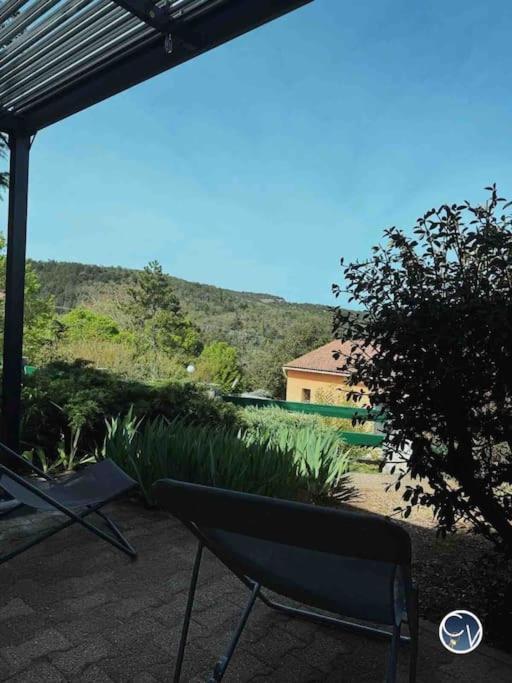 St-Germain - Les Terrasses De L'Ardeche - Piscine Apartment ซาลาวาส์ ภายนอก รูปภาพ